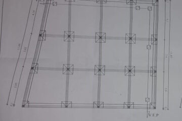 Façade du local commercial à louer à Khouribga, double exposition sud et ouest, situé à l’entrée sud de la ville.